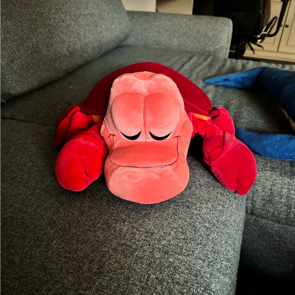 Disney Red and Orange Plush Toy